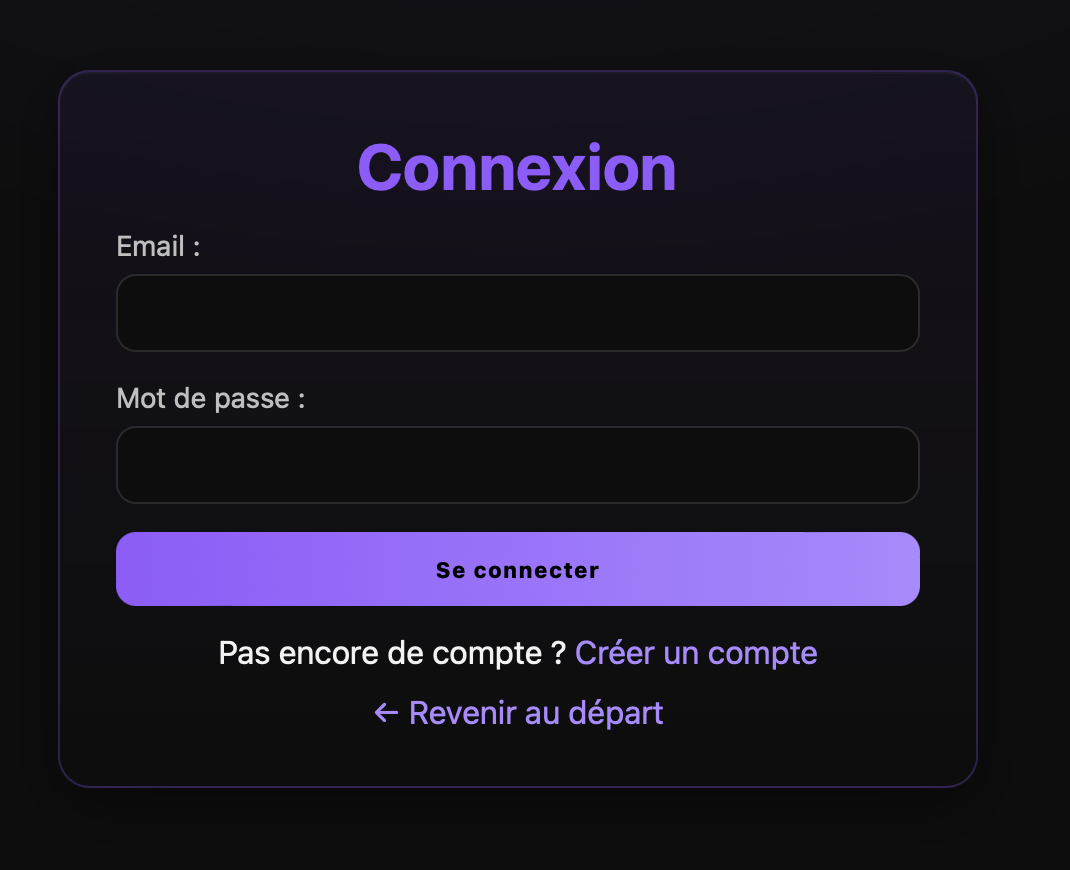 Connexion